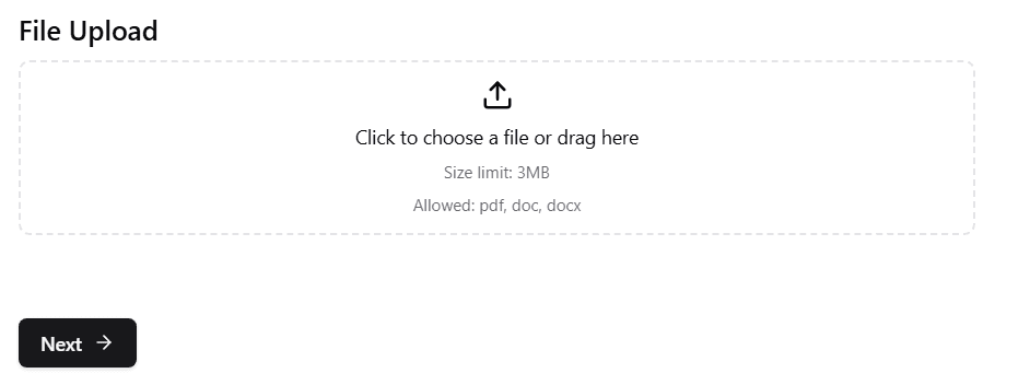 File Upload in a Form