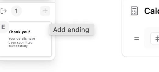 Add an ending page